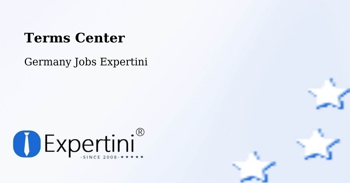Terms Center - Germany Jobs Expertini